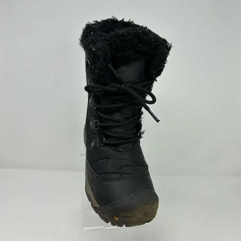 KEEN Women's Black Snow Boots Size 5.5 Waterproof Insulated Winter Warm